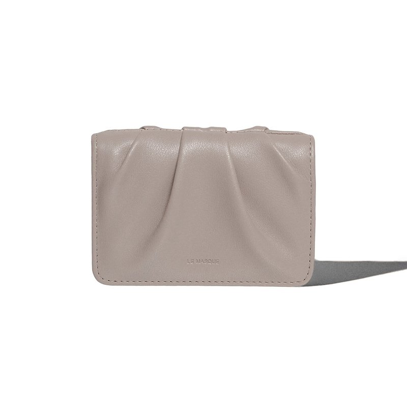 DOUGH Soft Card Wallets cocoa - 錢包/皮夾/長短夾 - 真皮 透明
