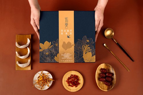究愛燕窩鮮燉 黃金蟲草燕窩飲6入-風華禮盒(115ml/瓶)|養生健體 燕窩雪耳 送禮