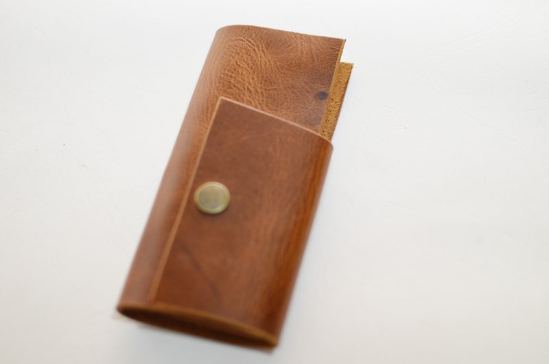 Key case-Key‧Case#1 - Keychains - Genuine Leather Brown