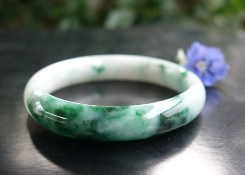 山奇藝術 天然A貨翡翠 花青種 翡翠手鐲 芙蓉 貴妃鐲 緬甸玉 母親節送禮