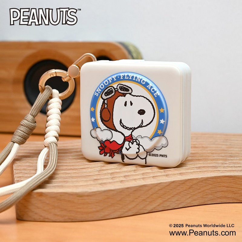 有標示wh【可充手錶電】史努比系列 八合一MAX行動電源(飛行) - 行動電源/充電線 - 其他材質 卡其色