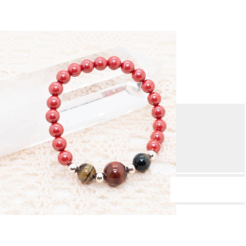 Emperor Sand Tiger Eye Bracelet - Bracelets - Crystal Red