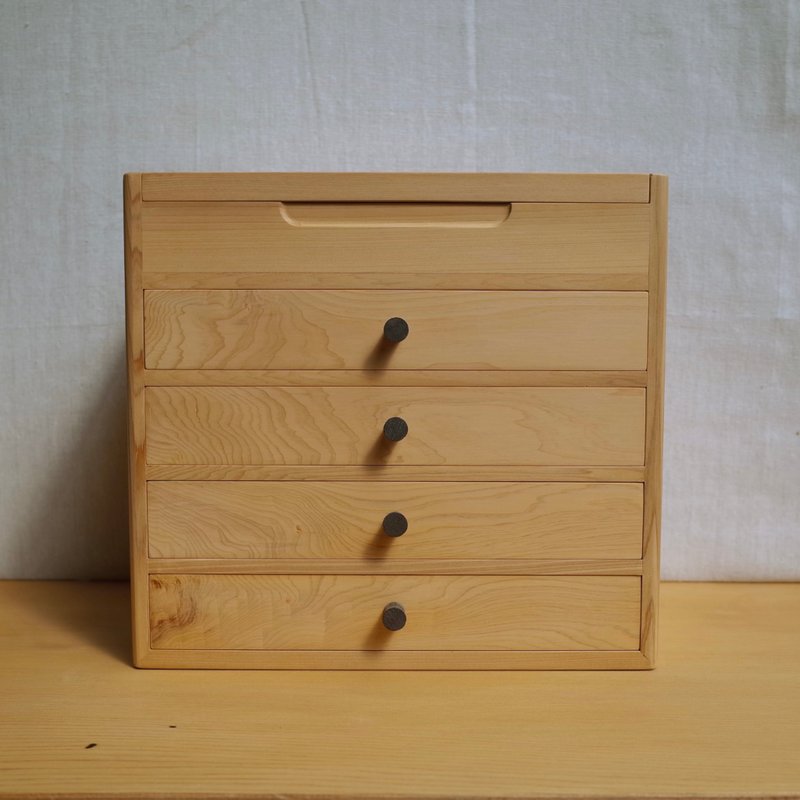 Five-layer pen cabinet - Pencil Cases - Wood 