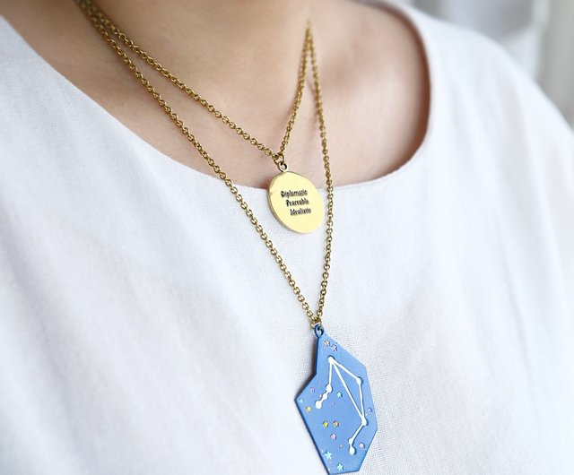 Zodiac Constellation Necklace Jewelry Personality Traits Napakas Necklaces I - Stella And Dot Leona Pendant Necklace