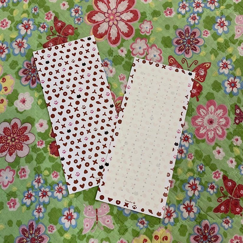 One-stroke paper, crispy (cat food) pattern - ซองจดหมาย - กระดาษ ขาว