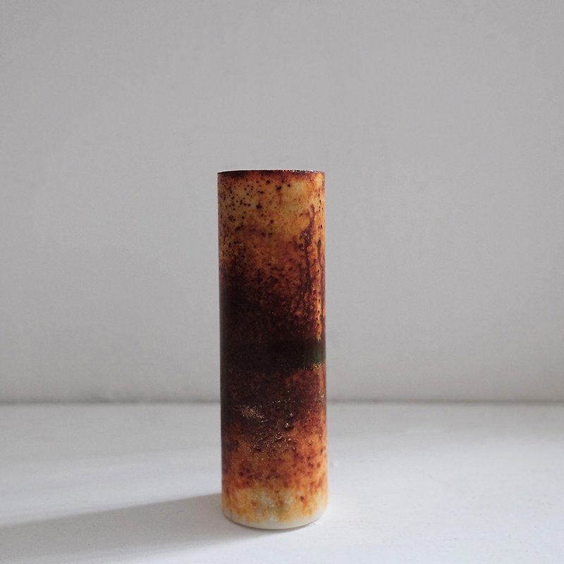 S ekai / world rust (small) - Candles & Candle Holders - Wax Red