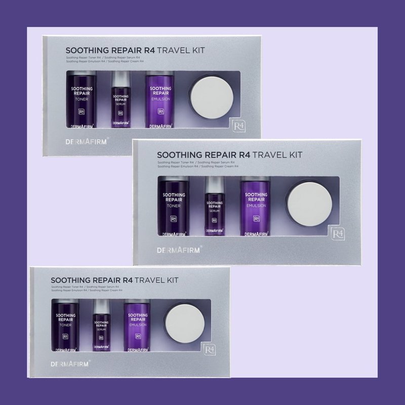 【Dermafirm】R4 紫蘇舒緩修護旅行組 (三組) - 保養/沐浴旅行組 - 其他材質 