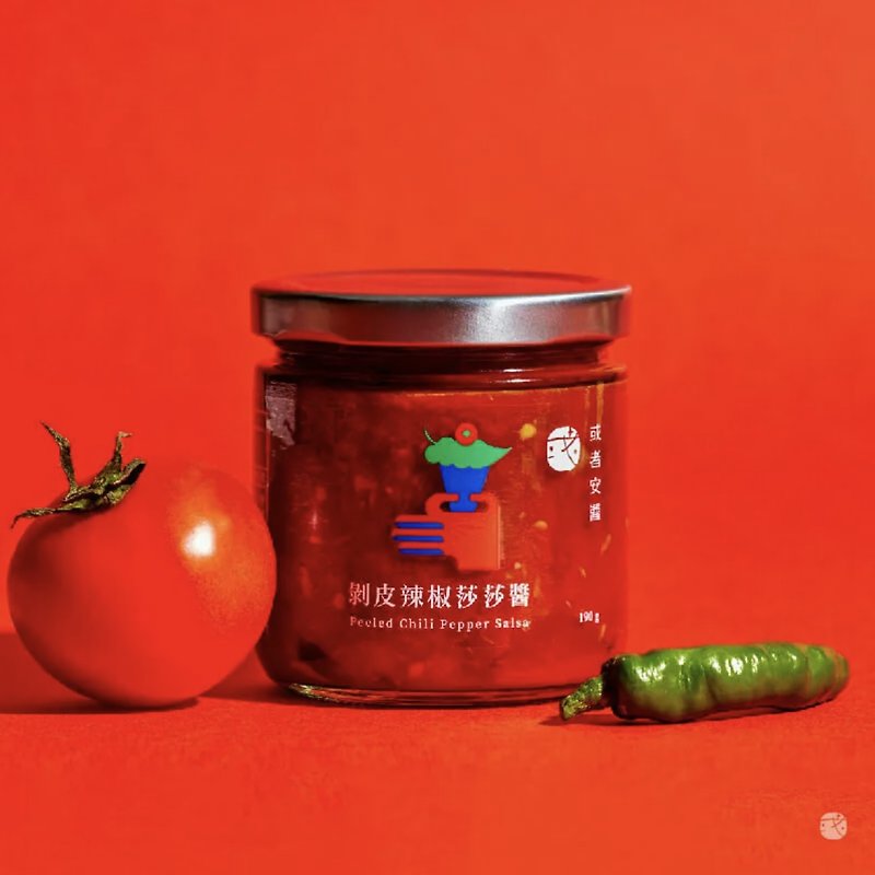 [Instant delivery] Or Anjiang peeled pepper salsa - Sauces & Condiments - Colored Glass 