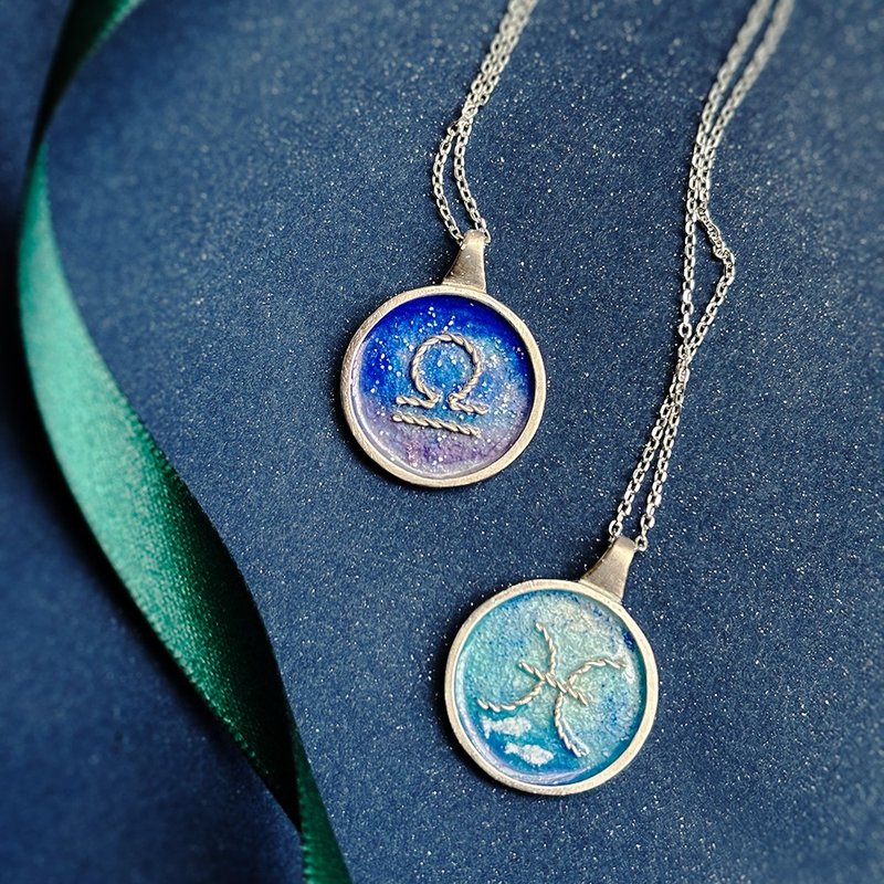 單人體驗【麻花掐絲項鍊】 琺瑯工藝輕體驗 飾品金工體驗 - 金工/飾品 - 琺瑯 