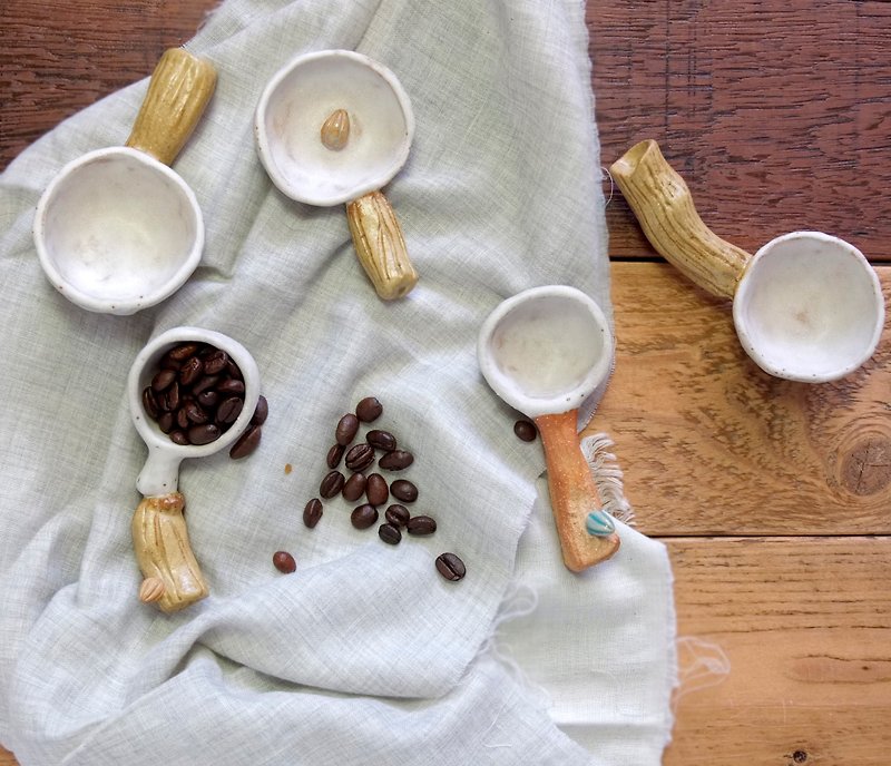 枝枒的氣息 咖啡匙 - 咖啡壺/咖啡器具 - 陶 