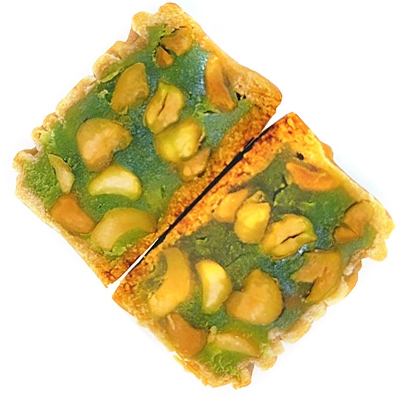 純素斑蘭開心果蓮蓉月餅 - 環保裝 - 蛋糕/甜點 - 新鮮食材 