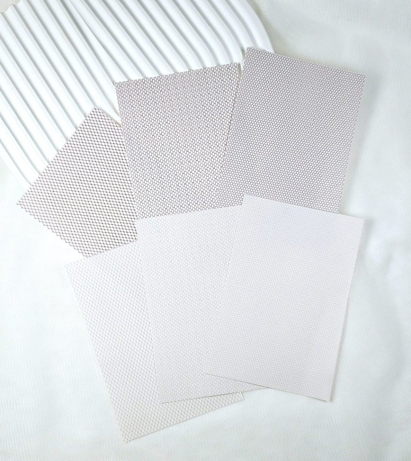 Mesh Tracing Paper White and Brown - Sticky Notes & Notepads - Paper Multicolor