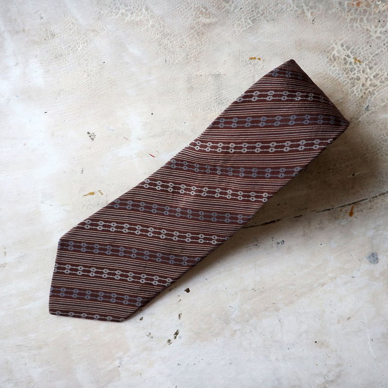 南瓜Vintage。古著 復古 法國製 CELINE 高級 領帶 - 領呔/呔夾 - 絲．絹 