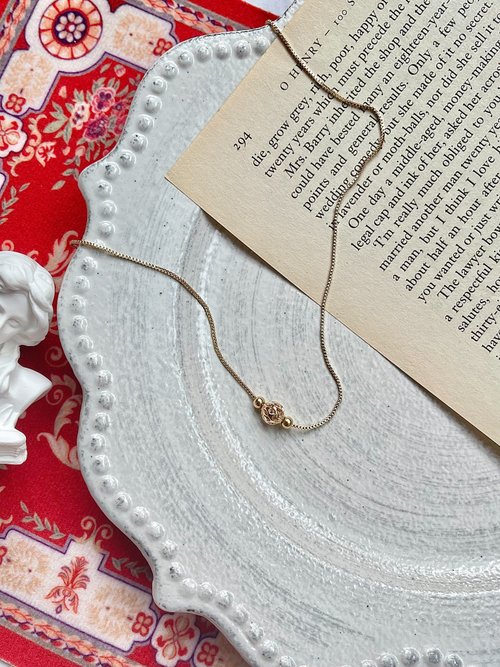 翡翠設計館 / 賞翠•玩翠 EXE Jewelry 14K包金針式蛇鏈 項鍊 七夕 飾品 百搭 萬用針