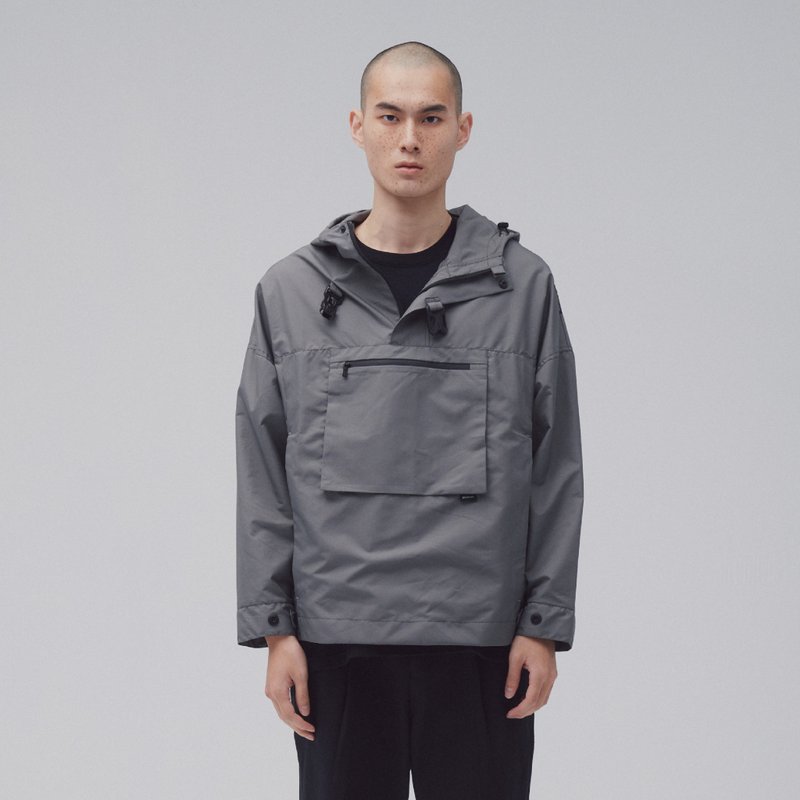 DYCTEAM - Symbiosis - Buckle anorak (gray) - 男夾克/外套 - 防水材質 灰色