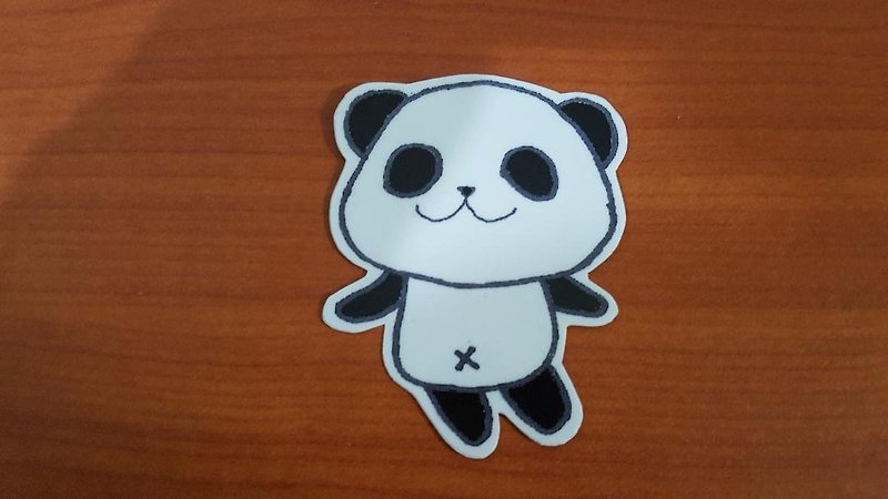 熊貓防水貼紙 - 貼紙 - 紙 