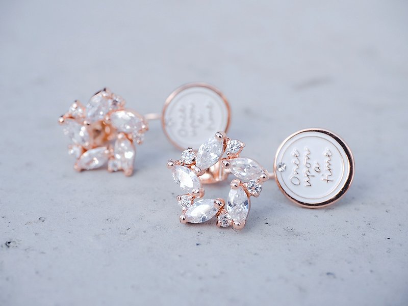 Crystallization-The wreath < once upon a time*earrings > - ต่างหู - โลหะ สีทอง