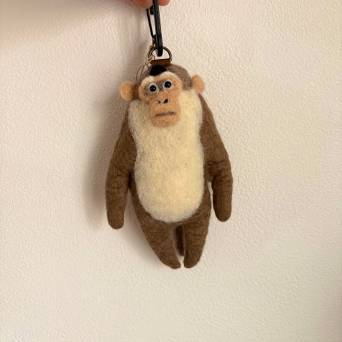 ミナミブタオザルのキーホルダー - ショップ neki neki キーホルダー