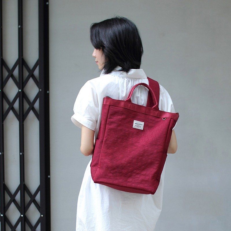 [14 '' Laptop OK) - Deep Red ★ 100448-24 - Backpacks - Other Materials Red