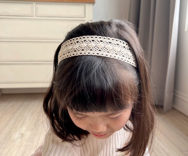 Set of 3 Stretchy Headbands White