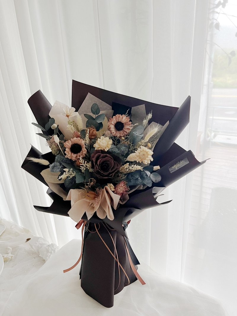 wbfxhm / Maillard Bouquet Smoked Chocolate Dried Bouquet The Most Beautiful Graduation Bouquet - Dried Flowers & Bouquets - Plants & Flowers 