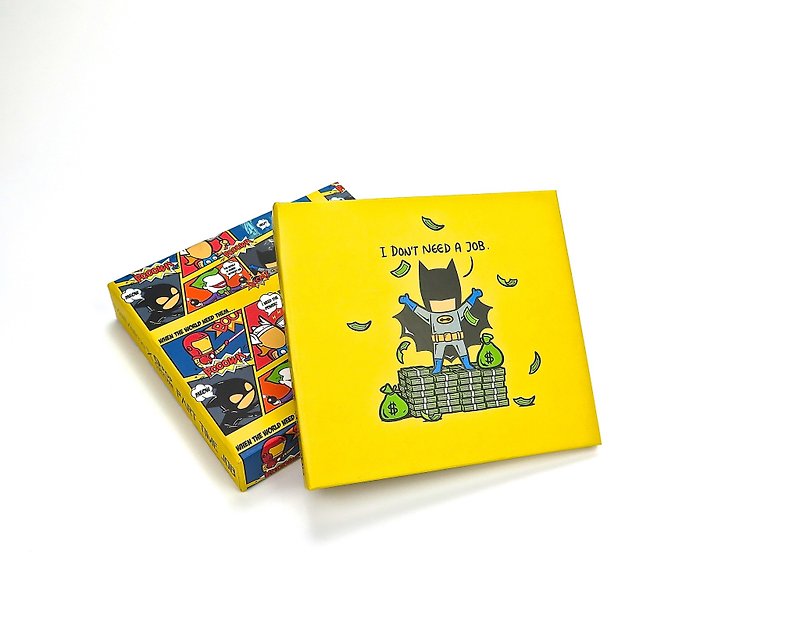 Polaroid photo album, instant photo album, FlyingMouse365 hero part-time series gift - อัลบั้มรูป - กระดาษ สีเหลือง
