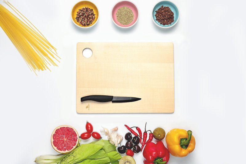Breeze Light Food Cutting Board Rectangular L - Serving Trays & Cutting Boards - Wood 