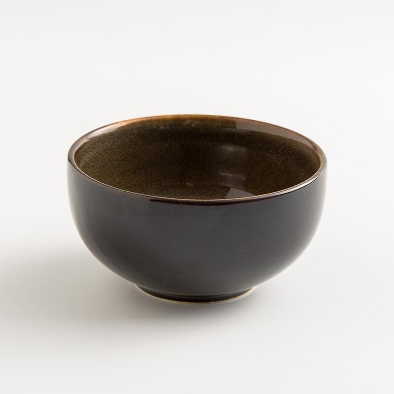 [New product launch] WAGA New Oriental Ceramic Bowl/Large Plate - Brown- Two types in total - Bowls - Porcelain Khaki