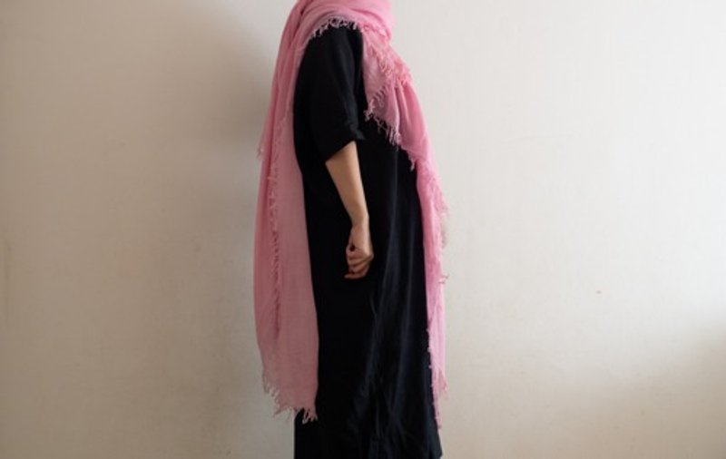 Pinkoi 代購 -  真絲羊絨植物染色披肩<Nadeshiko> - 絲巾 - 棉．麻 