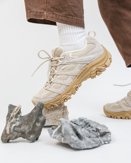 米蘭皮鞋Milano MERRELL MOAB 3 登山健行鞋 女鞋-淺卡其色