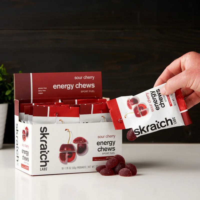 Skratch 運動能量軟糖-酸櫻桃風味10入/盒(含咖啡因) - 零食/點心 - 其他材質 