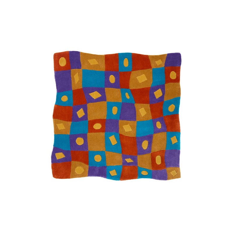 twisted_gems_purple 飛天魔毯手工槍刺潮流地毯掛毯客廳臥室地毯 - 地墊/地毯 - 聚酯纖維 紫色