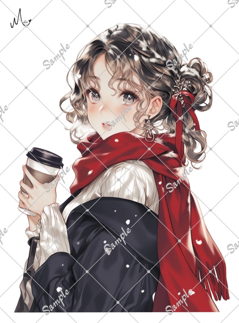 オリジナル人物ステッカー - 貼紙 - 紙 