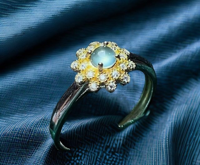 天然翡翠リング 指輪 ミャンマー産 - アクセサリー