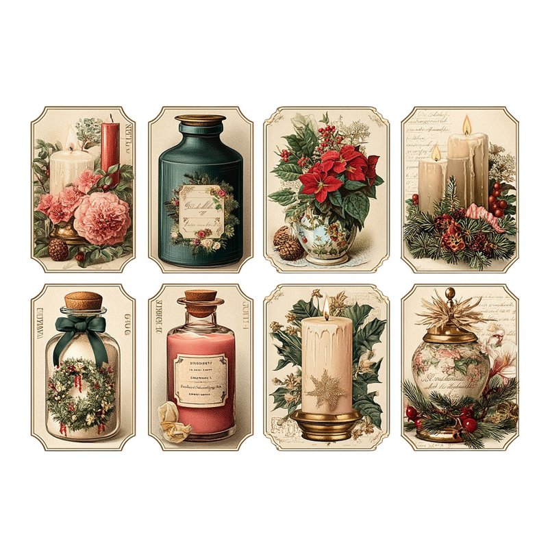 【10月新作3】20-104-0053　チョキペーパー・コラージュ素材 - 貼紙 - 紙 