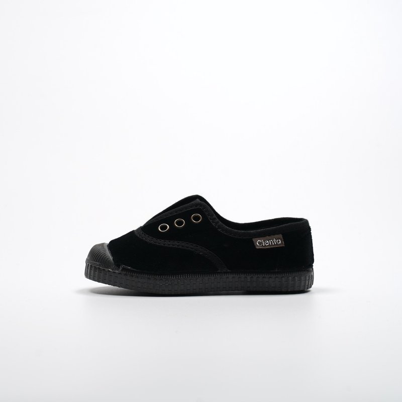 CIENTA Canvas Shoes 955075 01 - Kids' Shoes - Cotton & Hemp Black