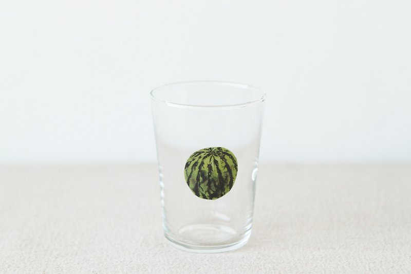 【+t企劃】水果玻璃杯-西瓜整顆 - 杯/玻璃杯 - 玻璃 透明