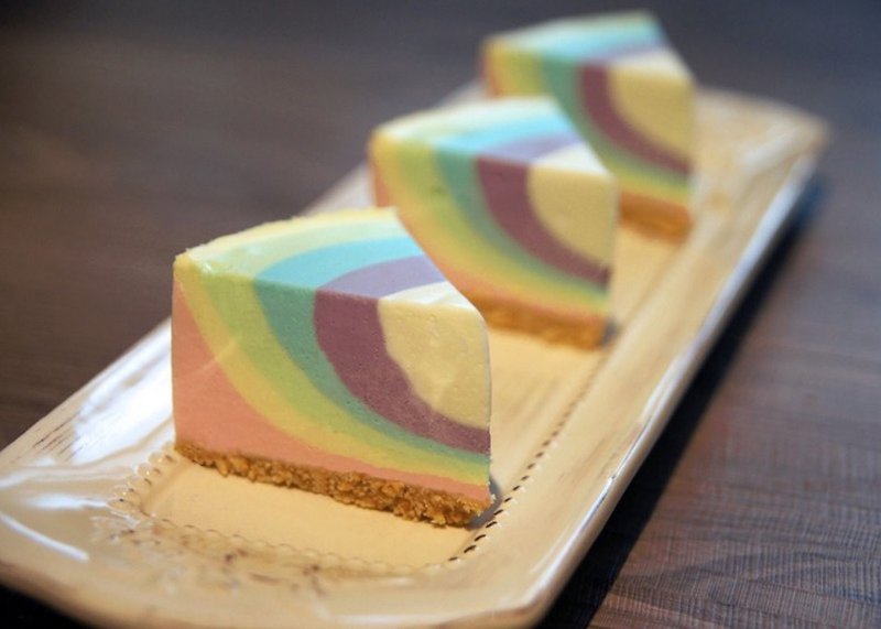 【Cheese&Chocolate.】Rainbow cheesecake/10 inches-last quantity will be sold out soon - Cake & Desserts - Fresh Ingredients Multicolor