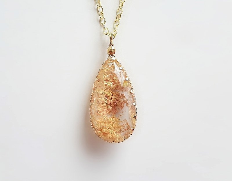 Gemstone ‧ royal princess natural mineral color spooky crystal • necklace pendan - Necklaces - Gemstone Yellow