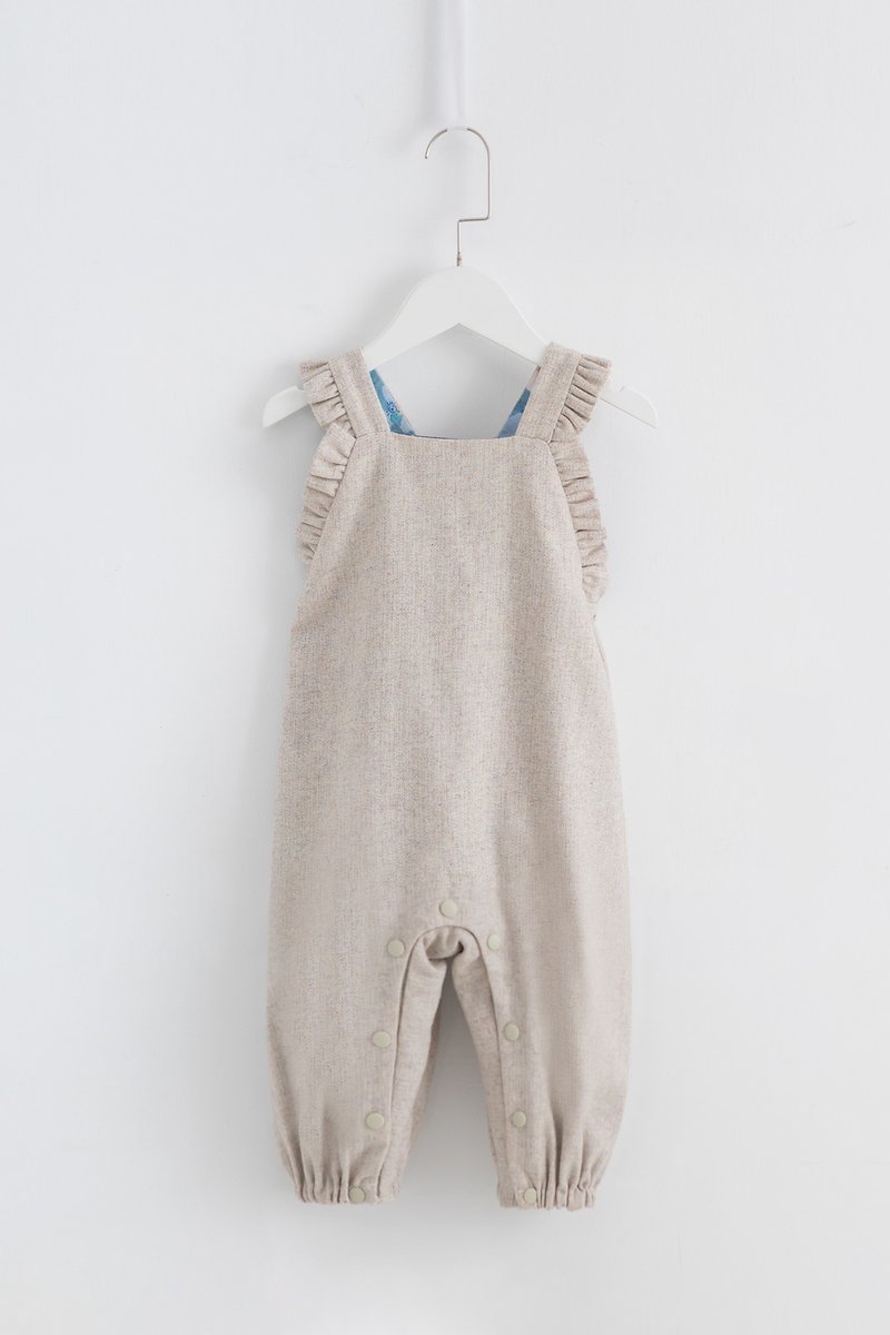 Wool textured wing suspenders - Onesies - Wool 