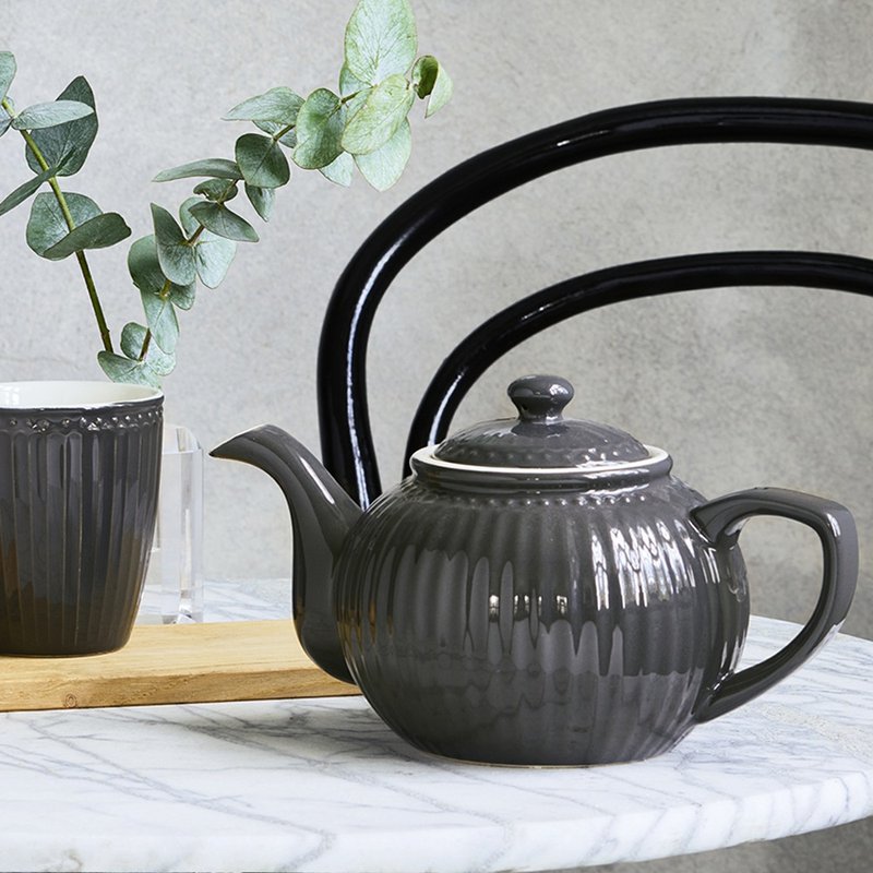 Denmark GreenGate Alice teapot / 3 colors - Other Cups - Porcelain Multicolor