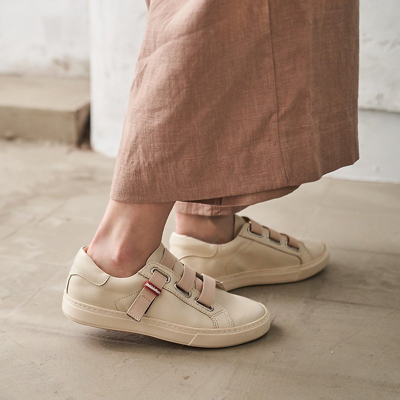 Genuine Leather Women's Leather Shoes White - Sunlight Leather Shoes on the Rooftop - Rabbit Ear White