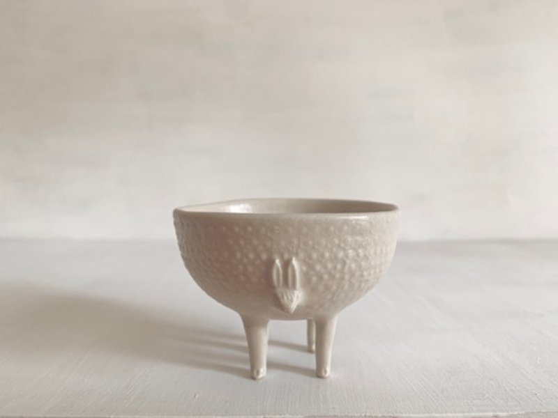 Tetrapod Cup 1 - Bar Glasses & Drinkware - Pottery White
