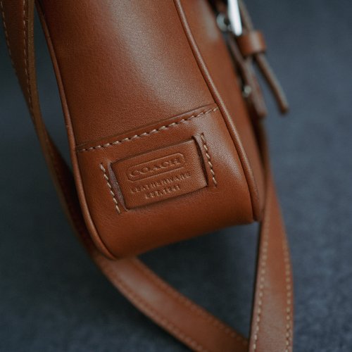 COACH ブラウン 本革 ヴィンテージ アンティーク バッグ - ショップ