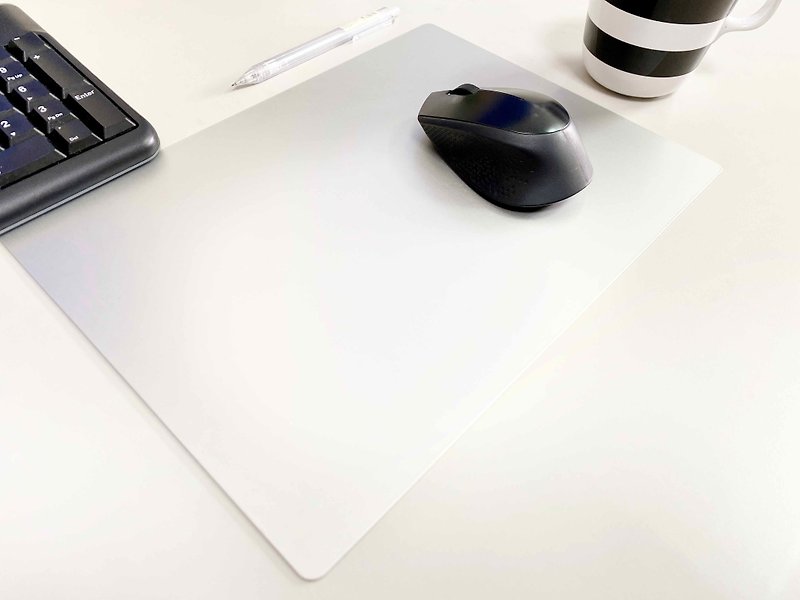 Aluminum Mouse Pad A4 size-Free Laser engraving - Mouse Pads - Aluminum Alloy Silver