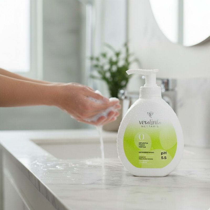 【天然ウチワサボテンエキス配合 デリケートゾーンウォッシュ】日常の保湿・リラックス洗浄 ヴィーガン・有害化学物質不使用 - デリケートゾーンケア - コンセントレート・抽出物 透明