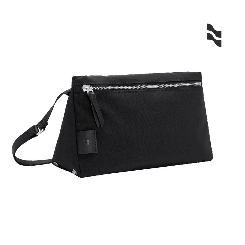 【LOJEL】NIRU 可擴充容量 城市都會斜背包- 黑色 - 側背包/斜背包 - 尼龍 黑色