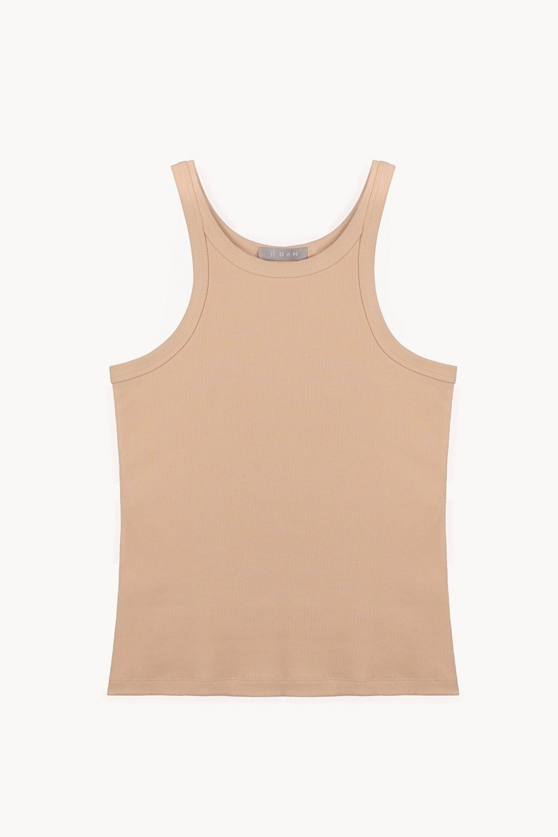 DAN-Eco Care-Organic Cotton Vest(Cheese Cake) - Women's Vests - Cotton & Hemp Orange