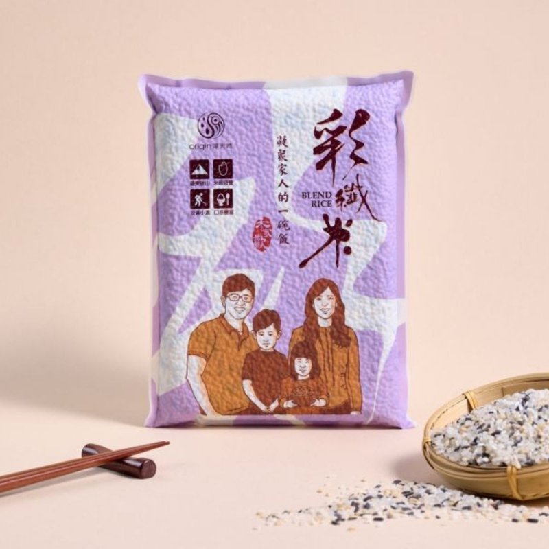 【源天然】彩纖米 1kg - 米/五穀雜糧 - 塑膠 