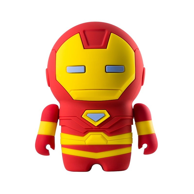 Bone / Iron Man Doll Power Bank 6700mAh - ที่ชาร์จ - โลหะ สีแดง